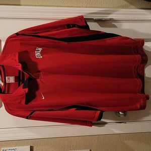 Nike Dry Fit UNLV Rebels Red Polo Shirt Size XXL